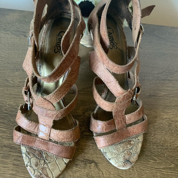 Carlos Santana 7 1/2 Tan Heel - Picture 7 of 8